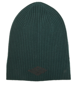 Givenchy Logo Beanie, Wool, Green, MII, 3*